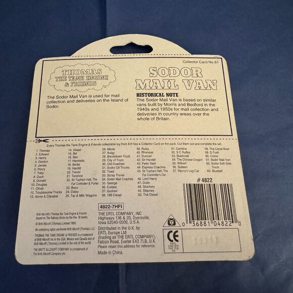 1999 Sodor Mail Van, Thomas and Friends - Picture 2 of 2